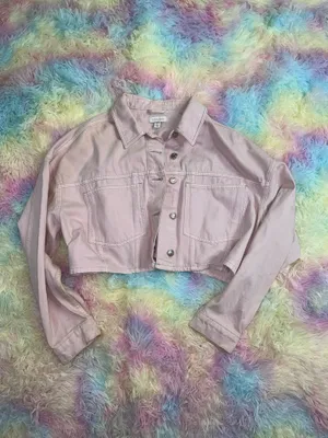 Pink Topshop Jean Jacket  thumbnail 2