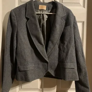 Pendleton Women’s Size Small Charcoal Grey Jacket 100% Wool Made‎ in the USA thumbnail 1