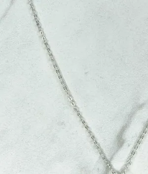 Silver Tone Daughter Heart Pendant Chain Link Necklace thumbnail 5