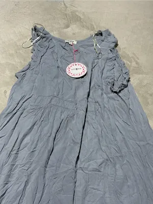Umgee NWT Aimsel dress boho grey large MSRP$57 thumbnail 2