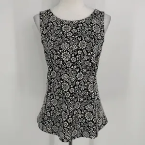 Anthropologie Vanessa‎ Virginia Top Large Black Floral Corset Back Cottagecore thumbnail 3