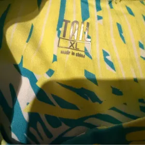 Tail Green & Blue Tropical‎ Palm Tree Print Short Sleeve Activewear Dress Sz XL thumbnail 5