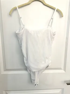 Abercrombie Bra-Free Mesh Bodysuit NWT Medium thumbnail 3