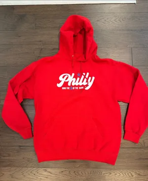 Philadelphia Phillies Hoodie Size Medium/Large - C11-476 thumbnail 1
