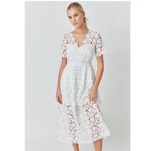 Endless Rose: Allover Lace Midi Dress Endless Rose Medium thumbnail 4