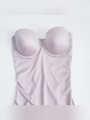 Spanx Shape Suit Your Fancy Strapless Cupped Mid Thigh Shaper thumbnail 3
