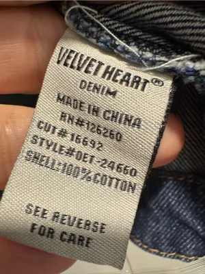 Velvet Heart womens Denim Button-Front Vest - large thumbnail 3
