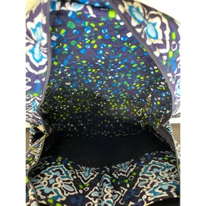 Vera Bradley Ink Blue Women's Floral Campus Backpack SKU 6098 thumbnail 9