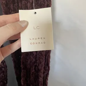 NWT‎ LC Lauren Conrad maroon infinity scarf soft comfortable one size thumbnail 5