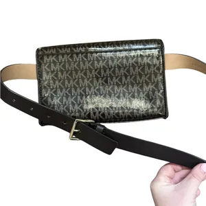 NWT Michael Kors Brown Logo Crossbody Bag thumbnail 3
