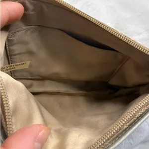 COACH Tan Signature Canvas Turnlock Wristlet thumbnail 8