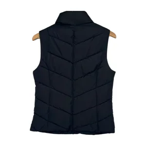 New Aeropostale Puffer Vest Womens Small Black Remixed Down Quilted Outdoor thumbnail 2