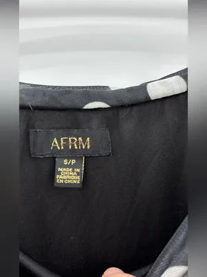 AFRM Thelma Dress in Diagonal Dot thumbnail 7