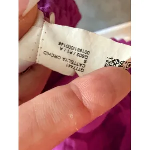 Gap Swing Dress Size S Purple Cattelya Orchid‎ Cotton Gauze Embroidered Boho thumbnail 7