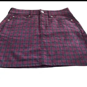 American Eagle High Rise Plaid Mini Skirt thumbnail 3