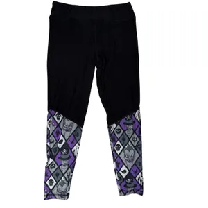 Disney black leggings women’s size medium villains Ursula, Hades, Maleficent thumbnail 4