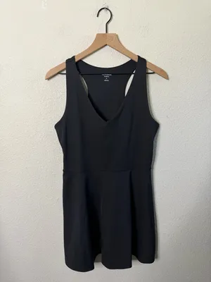 Reformation Bella Ecomove‎ Active Dress Black Womens Size XL thumbnail 6