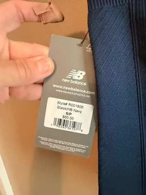 New Balance S Womens Navy Performance Biker Shorts S/P - 95% Nylon 5% Spandex thumbnail 4