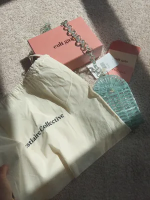 Cult Gaia acrylic phone crossbody bag thumbnail 6