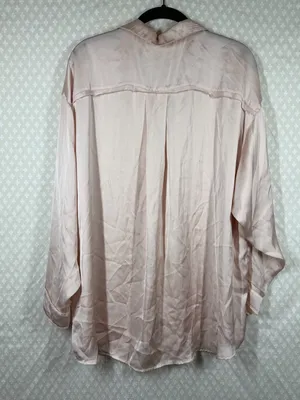 Free People Intimately‎ Light Pink Satin Love Until Tomorrow Top thumbnail 5