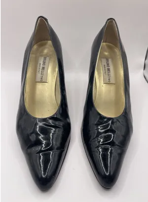Bruno Melli Two Womens shoes black size 8‎ Patent Leather thumbnail 1