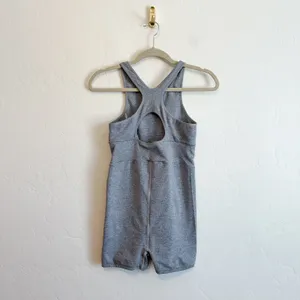 Free People Movement | Every Single Time Heather Athletic Runsie Romper in Gray thumbnail 5