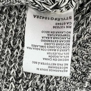Lovemarks Chunky Knit Halter High Neck Sleeveless Sweater Heather‎ Grey S thumbnail 8