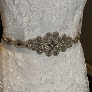 Women’s Wedding Dress V-Neck A-Line Cap Sleeve Lace over Satin Ivory Size 2 NWT thumbnail 3
