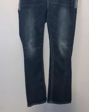 Maurices Premium embroidered Sequined Pockets Bootcut Jeans thumbnail 3