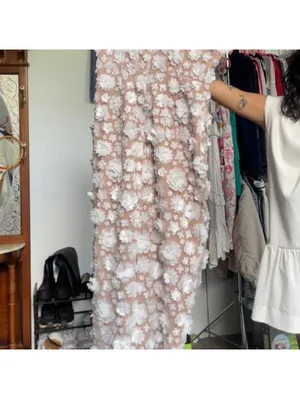 Elliatt bluebell white ivory floral dress Size XL thumbnail 4