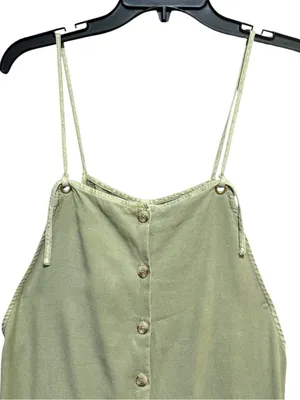 BILLABONG Beach Cruiser Jumpsuit M Avocado $80 Retail EUC thumbnail 4
