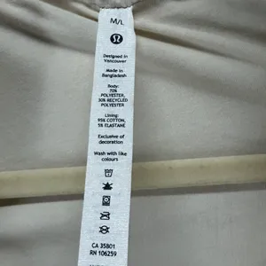Lululemon Scuba Oversize Half Zip Sherpa Sweatshirt M/L Ivory Fleece Funnel Neck thumbnail 12