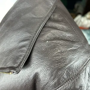 Vintage 80s NYDA Brown Leather Jacket Size XL thumbnail 9
