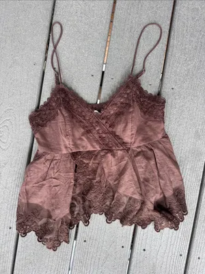 Abercrombie & Fitch Lace Trim Babydoll Cami top thumbnail 4