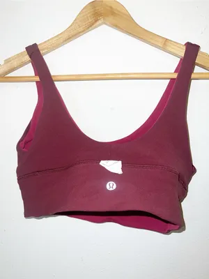 Lululemon Align Women’s Scoop Neck Reversible Sports Bra Burgundy thumbnail 8