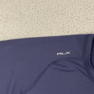RLX Ralph Lauren Shirt Women XL Navy Performance Athletic Short Sleeve thumbnail 2