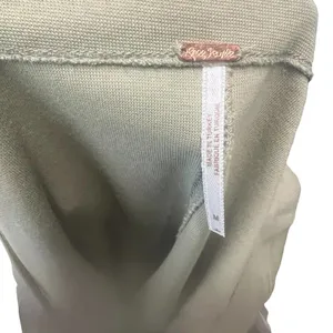 Free People Looking Back Lace-Up Top Sage Green Size Medium‎ thumbnail 9