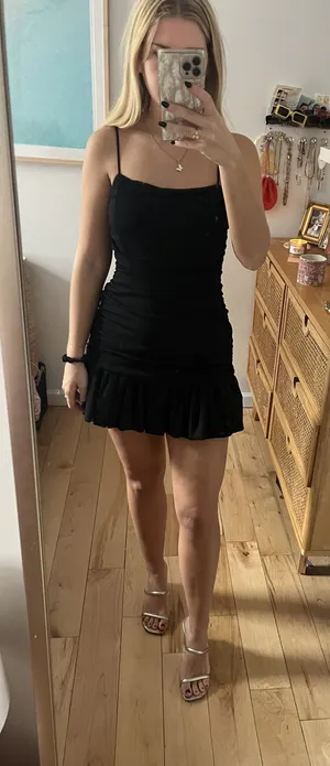 Zara Mini Black Dress thumbnail 1