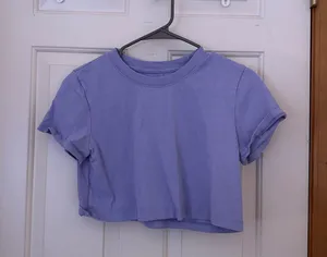 Purple  Crop Top thumbnail 1
