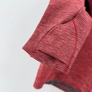 Lululemon Swiftly Tech Long Sleeve Shirt 2.0 Race Length Red Black Stripe 10 thumbnail 2