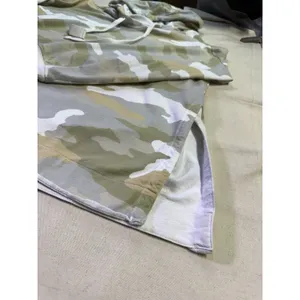 Aerie Camo Hoodie XS 100% Cotton Lounge Athleisure Green Pullover Army D45 thumbnail 3