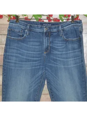 Driftwood Jeans Womens 31 Blue Straight Leg Medium Wash Stretch Premium Denim thumbnail 4