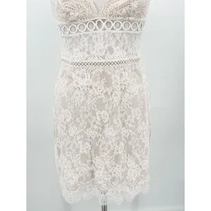 Victoria’s Secret Slip Dress Small Lace Ivory Sheer Chemise Coquette Whimsical thumbnail 5