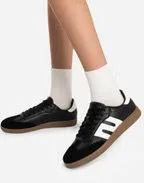 Black Casual Sneaker - Just Fab thumbnail 1