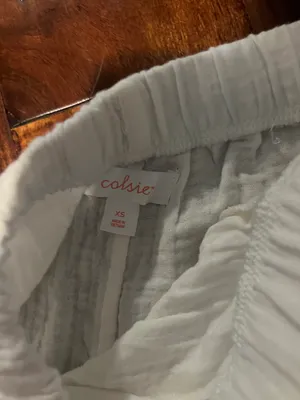 White gauze shorts Size XS thumbnail 3