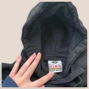 Head Kings Sportswear heavyweight Black Rainbow Embroidered Bulls Western Hoodie thumbnail 4