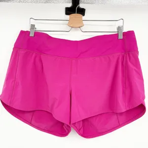 Lululemon Womens Ripened Raspberry Speed Up Short Long 4" Gym Running Shorts 14 thumbnail 3