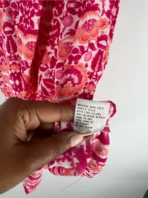 Lucy & Laurel Pink Floral Halter Neck Sleeveless‎ Top thumbnail 9