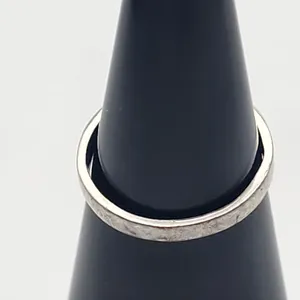 14K White Gold Plated Heart & CZ Ring (5) thumbnail 4