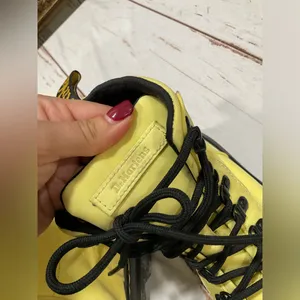 Dr. Martens Combs W‎ Yellow Nylon And Rubber Boots thumbnail 7